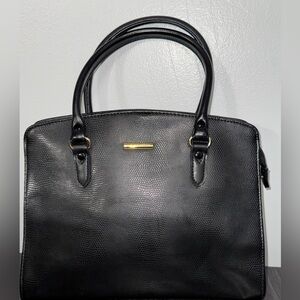 Vintage Liz Claiborne Black Textured Crossbody Bag